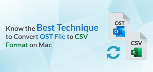 Convert OST File to CSV Format on Mac