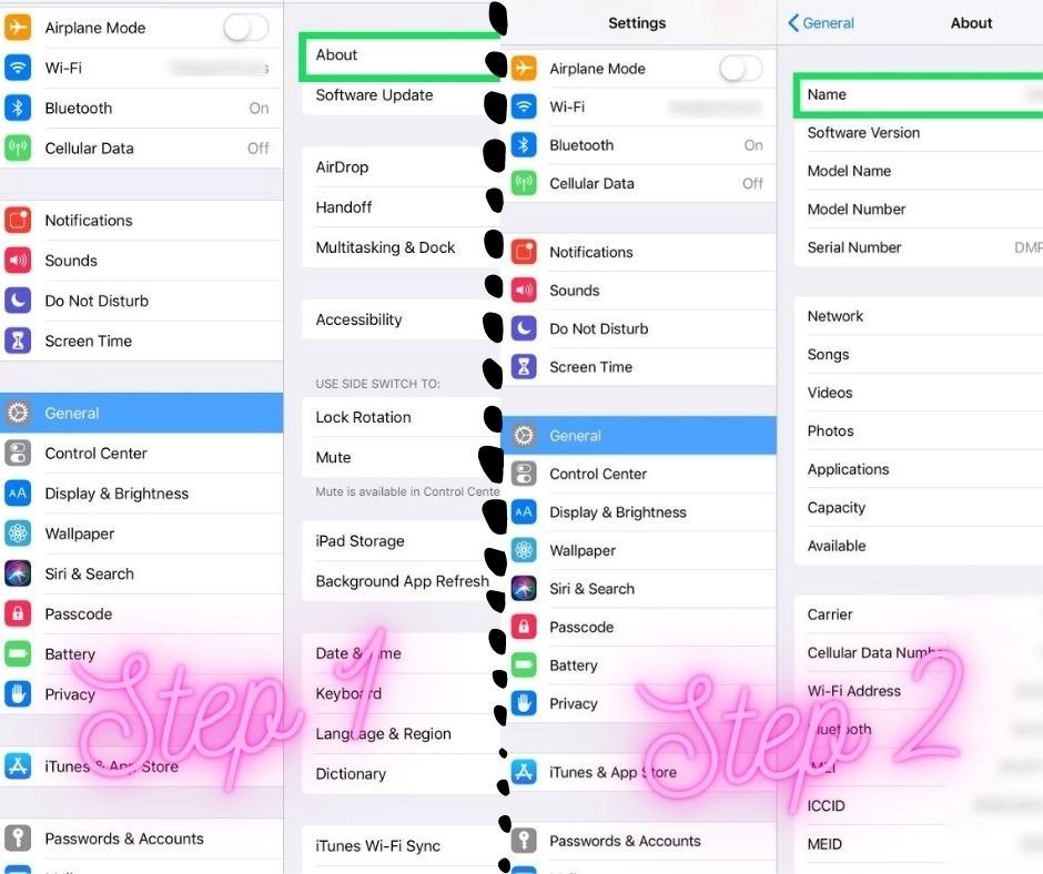 how to change airdrop name